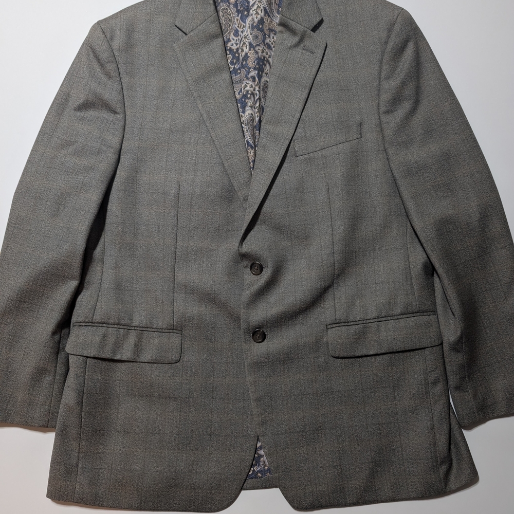 Lauren Ralph Lauren Gray Sport Coat with Structured Shoulders